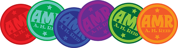 AMR rolling logos